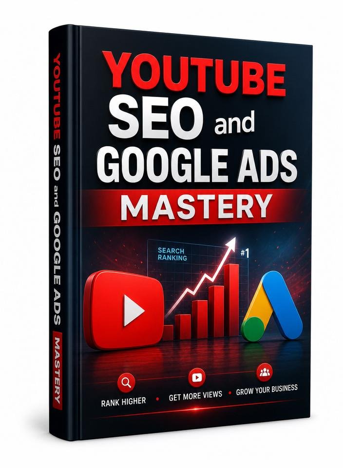 YouTube SEO & Google Ads premium eBook cover